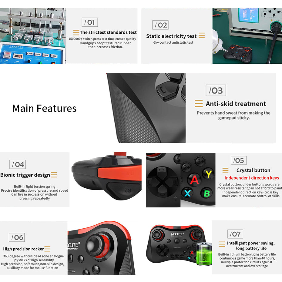 Magic Cart Wireless Bluetooth Mobile Phone Gamepad