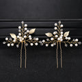 Bijoux de mariage simple épouse coiffure Pearl Strass épingle à cheveux Bijoux de mariage Accès