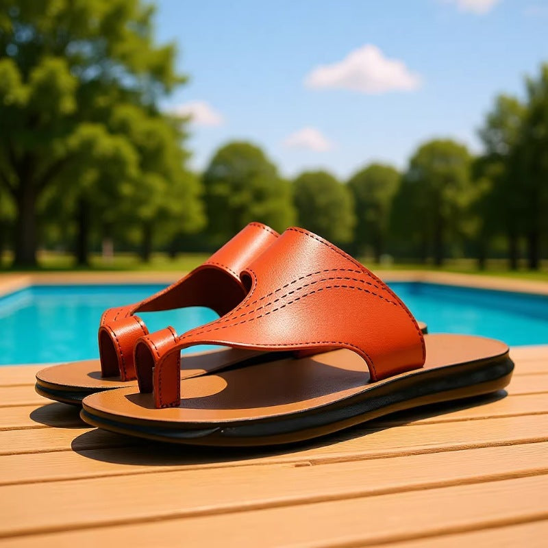 Hommes Été Outdoor Casual Microfibre Flip-Flops