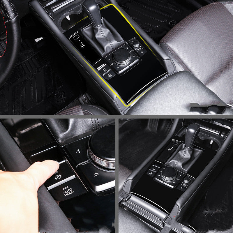Dédié à Mazda Angkesaila modifié verreSwitch ascenseur panneau de décoration de patch