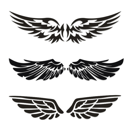 Sticker Spirit Point Angel Wing Sticker de voiture Sticker arrière Sticker Scratch Sticker Scar Sticker arrière