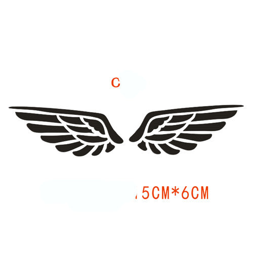 Sticker Spirit Point Angel Wing Sticker de voiture Sticker arrière Sticker Scratch Sticker Scar Sticker arrière