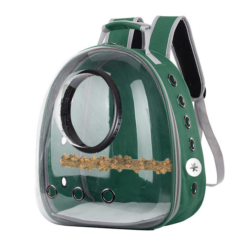 Style Respirant sac pour animaux de compagnie sac de transport extérieur sac à dos pour perroquet