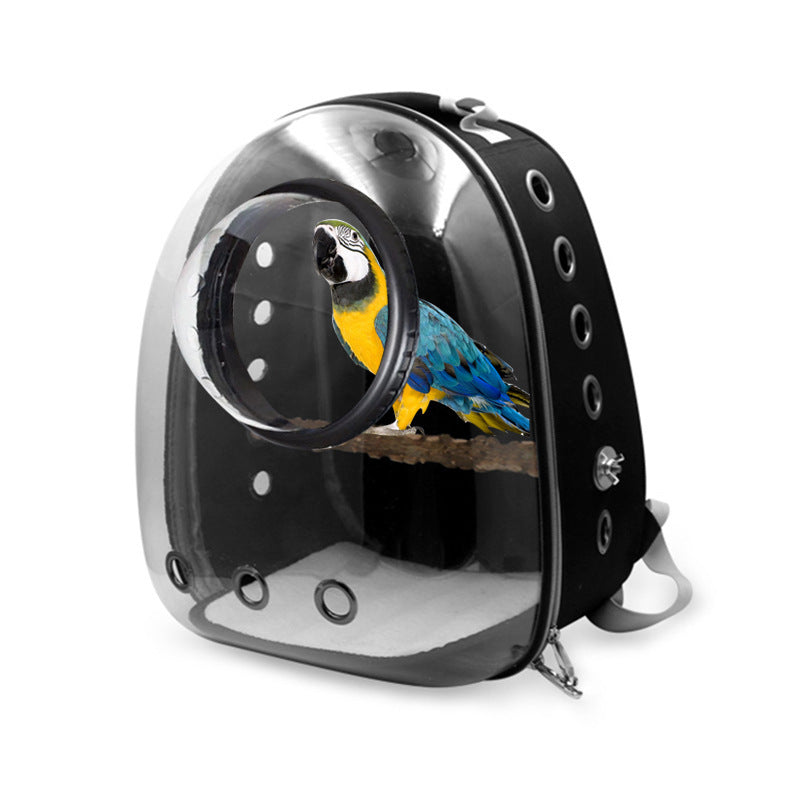 Style Respirant sac pour animaux de compagnie sac de transport extérieur sac à dos pour perroquet