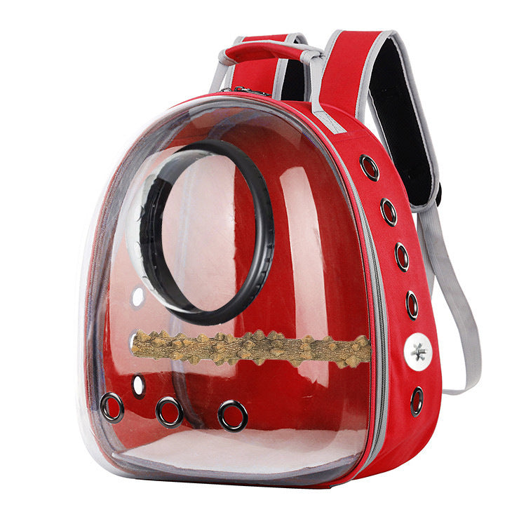 Style Respirant sac pour animaux de compagnie sac de transport extérieur sac à dos pour perroquet