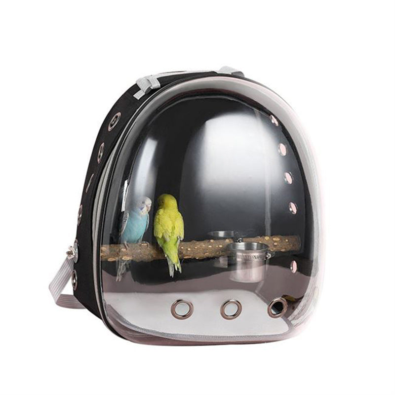Style Respirant sac pour animaux de compagnie sac de transport extérieur sac à dos pour perroquet