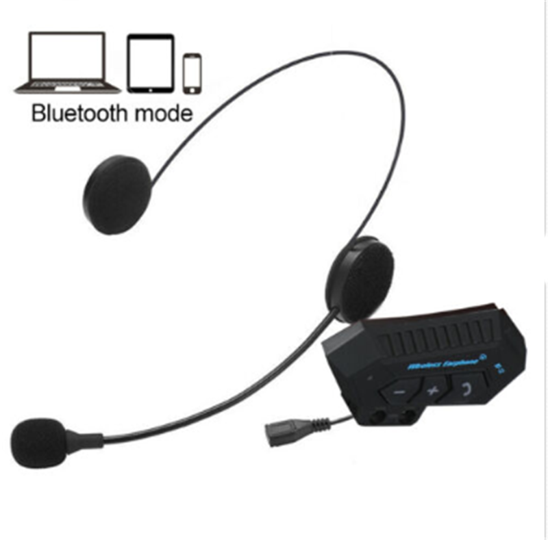 Casque de moto Bluetooth casque sans fil intégré tout-en-un