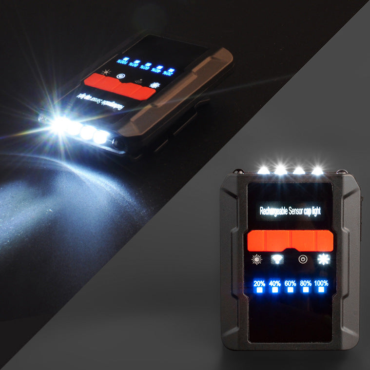Capteur de charge USB Light Infrared Cap Cap d'urgence Clip Light Night Fishing