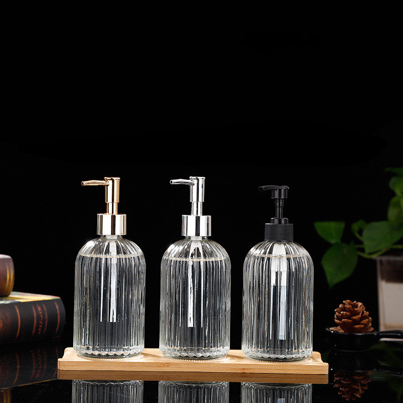 Bouteille de sous-embouteillage cosmétique de type push de grande capacité