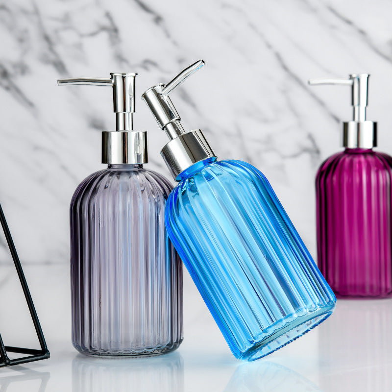 Bouteille de sous-embouteillage cosmétique de type push de grande capacité