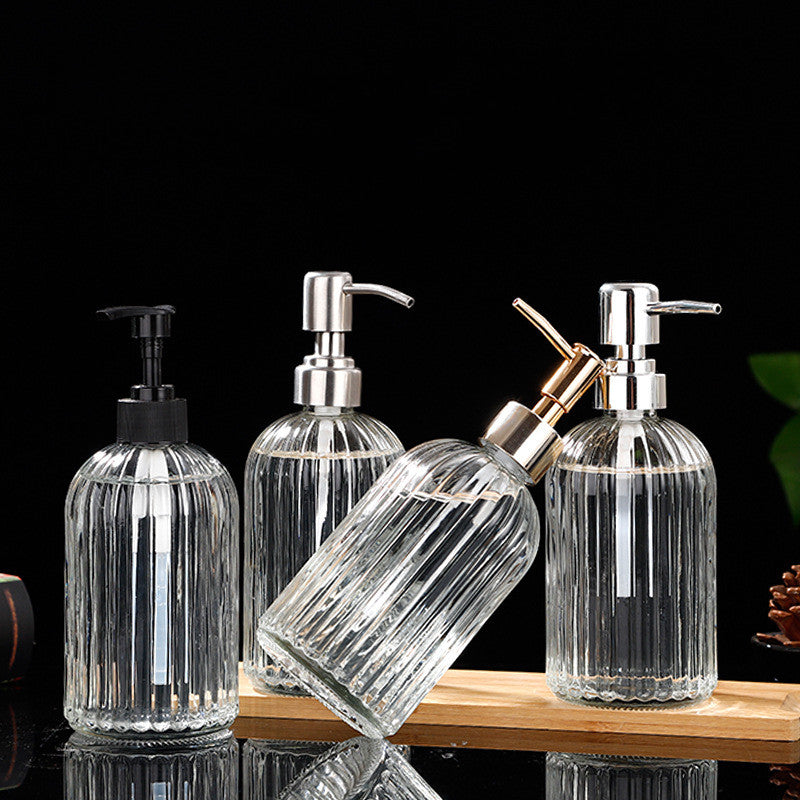 Bouteille de sous-embouteillage cosmétique de type push de grande capacité