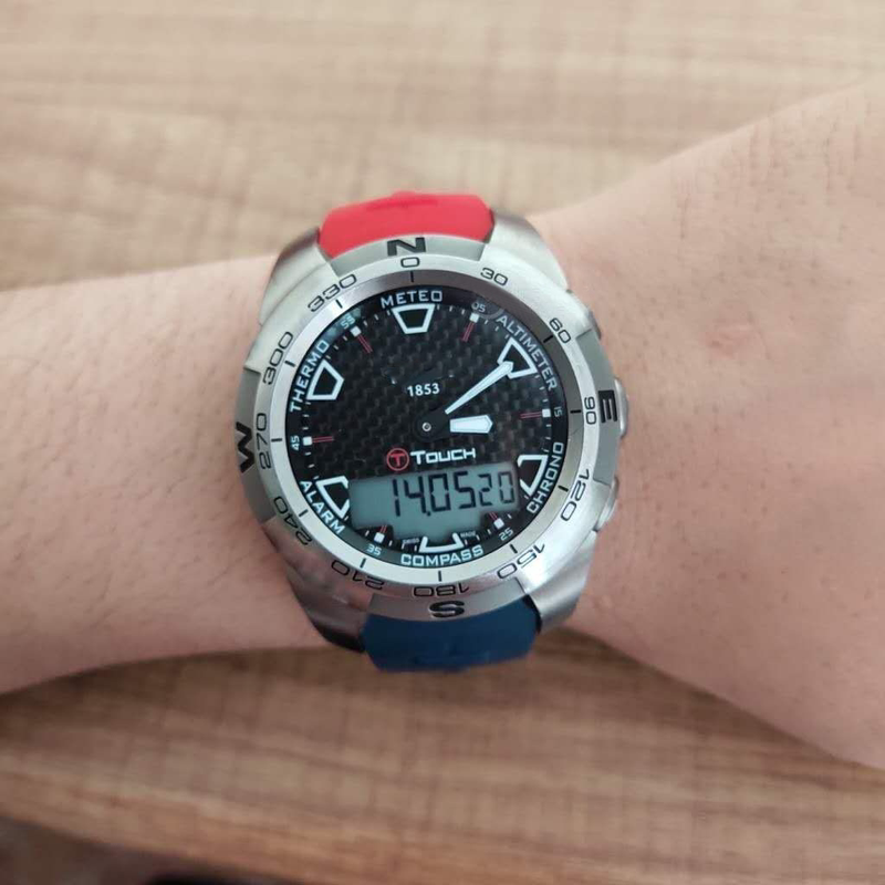 Tissot Montre Bracelet Silicone Caoutchouc Touch Écran Original Substitute Caoutchouc Bracelet