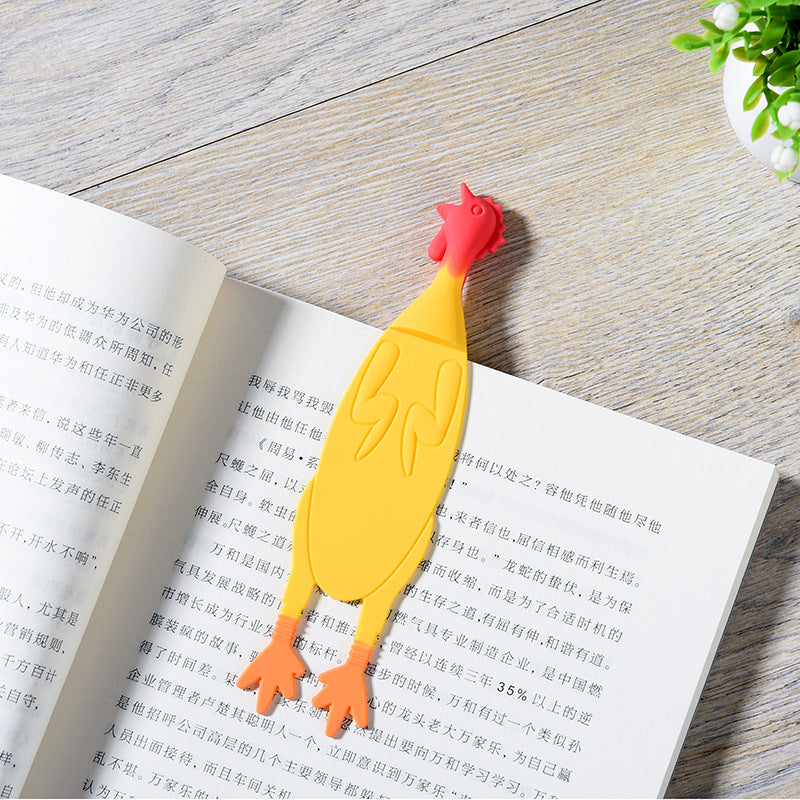 Creative Silicone criant Poulet Lecture Signet