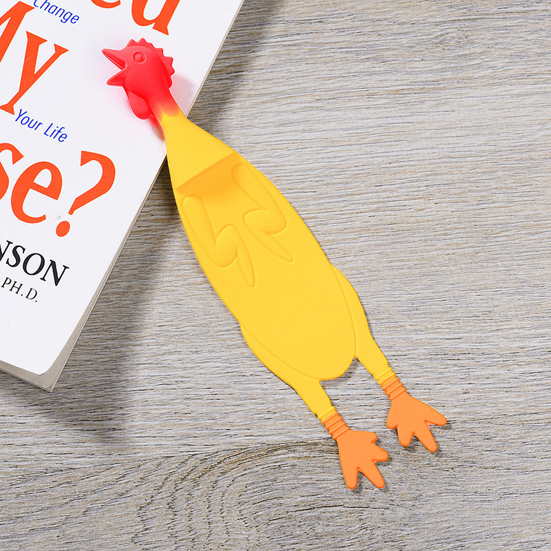 Creative Silicone criant Poulet Lecture Signet