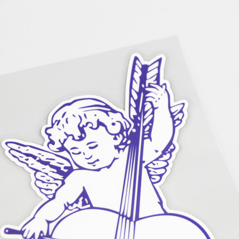 Christian Angel jouer le violoncelle extérieur Sticker décoration