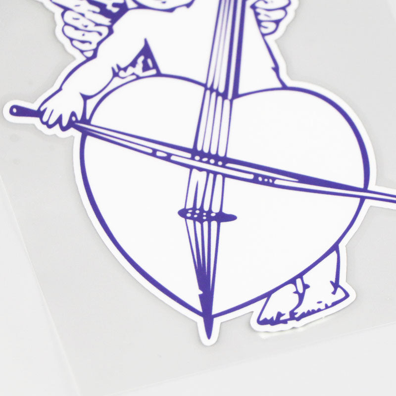 Christian Angel jouer le violoncelle extérieur Sticker décoration