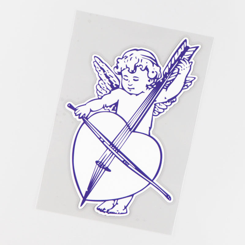 Christian Angel jouer le violoncelle extérieur Sticker décoration