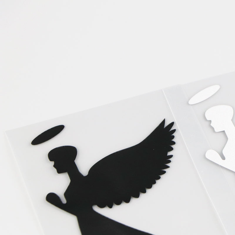 Sticker du corps d'Ange en prière voiture Scratch Cover Sticker voiture en verre Sticker KH14041