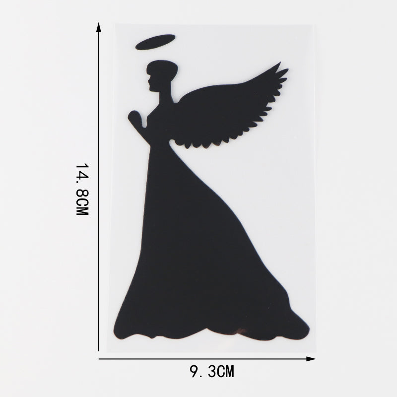 Sticker du corps d'Ange en prière voiture Scratch Cover Sticker voiture en verre Sticker KH14041