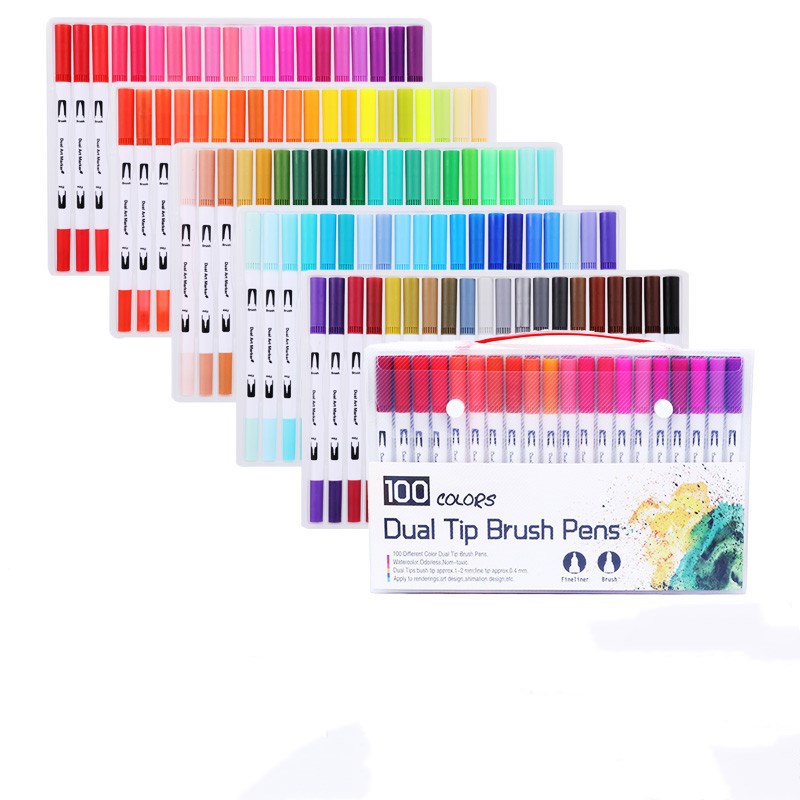 Set de stylo à balisage à double tête pour jardin d'enfants