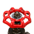 Steampunk 3 4Red Switch Tee en cuivre gris avec fil rétro industriel