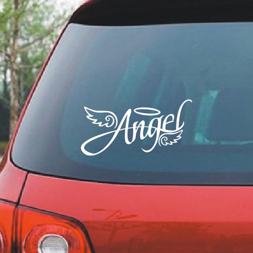 Angel Wings Sticker réfléchissant Angel Autocollant personnalisé Romantique Funny Car Sticker L