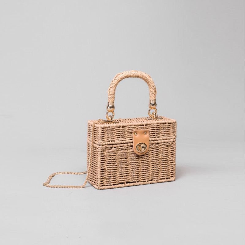 Sac en rotin fait à la main