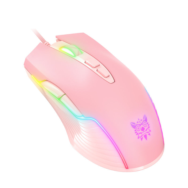 Jeu mécanique jeu filaire Mouse Streamer Notebook Home Desktop dédié