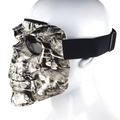Crâne masque moto rider équipé de lunettes