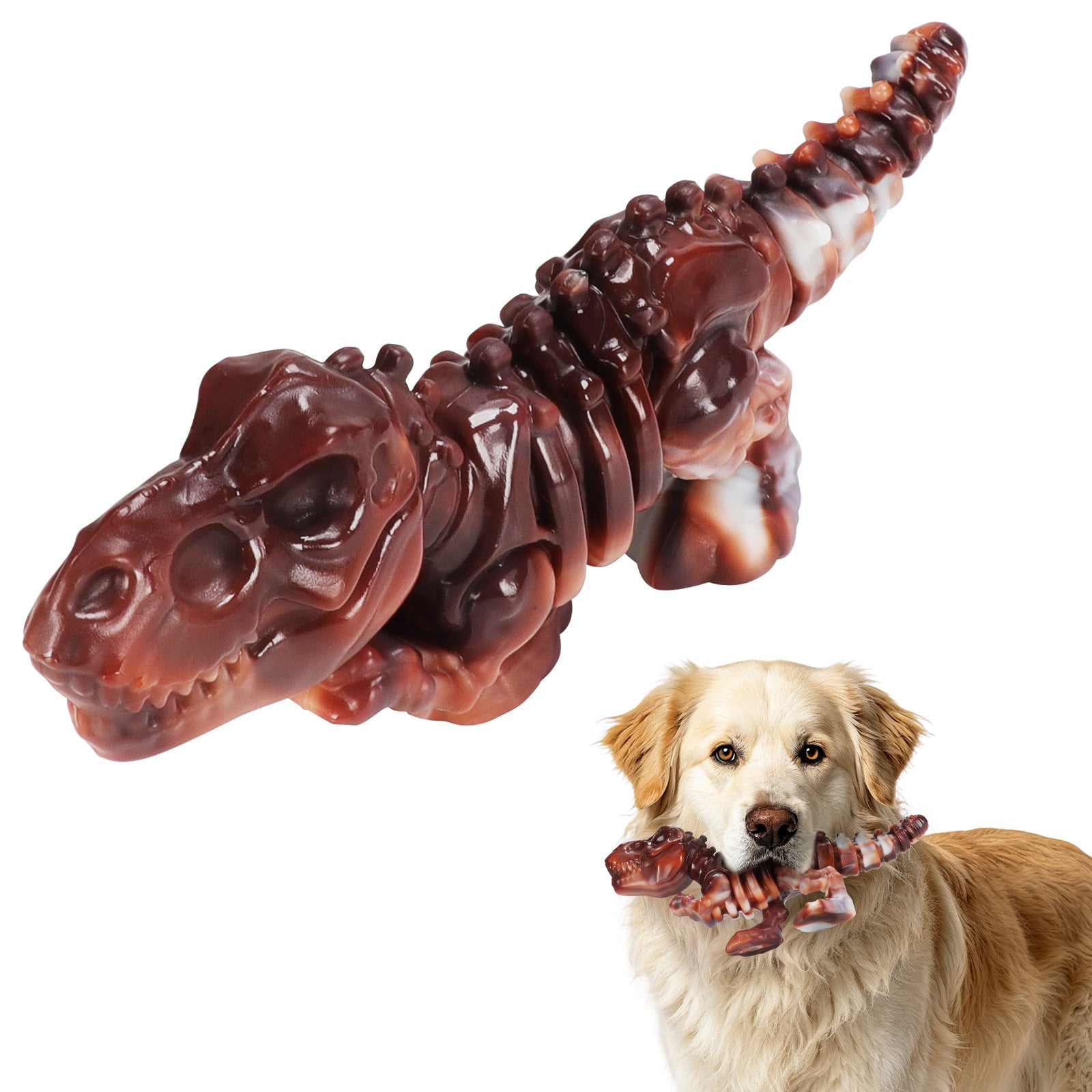 Jouets à croquer durables pour chiens de taille moyenne à grande