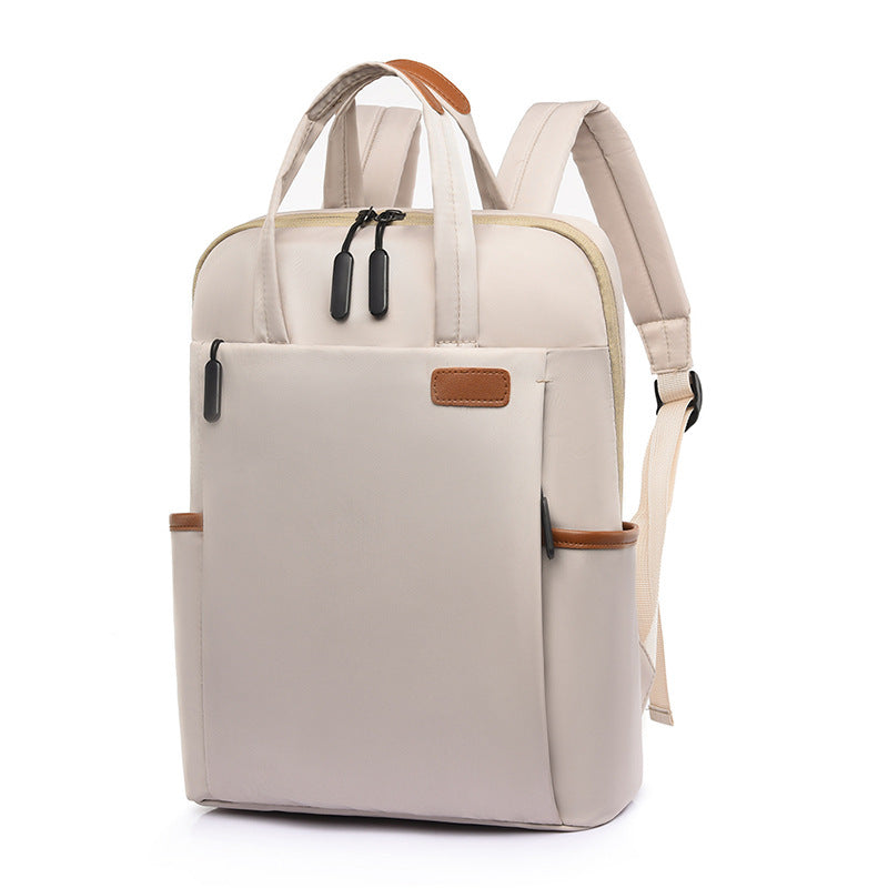Korean Fashion 15.6-Inch Computer Business Carry Backpack Simple Waterproof Men's Backpack