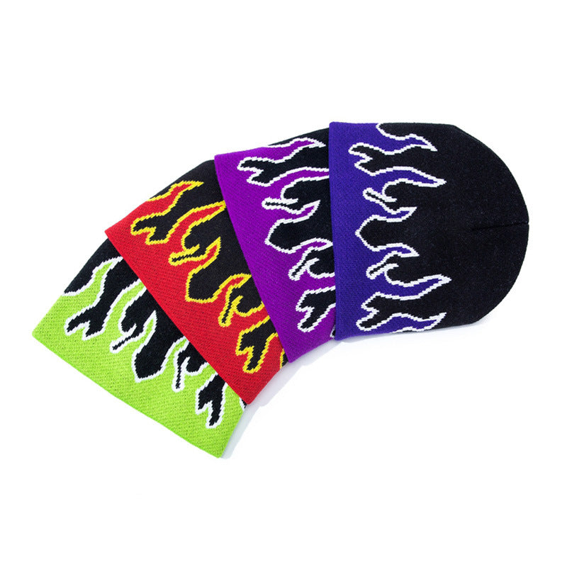 Mode simple chapeau de laine de flamme chaude