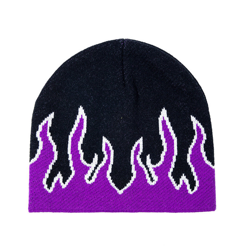 Mode simple chapeau de laine de flamme chaude