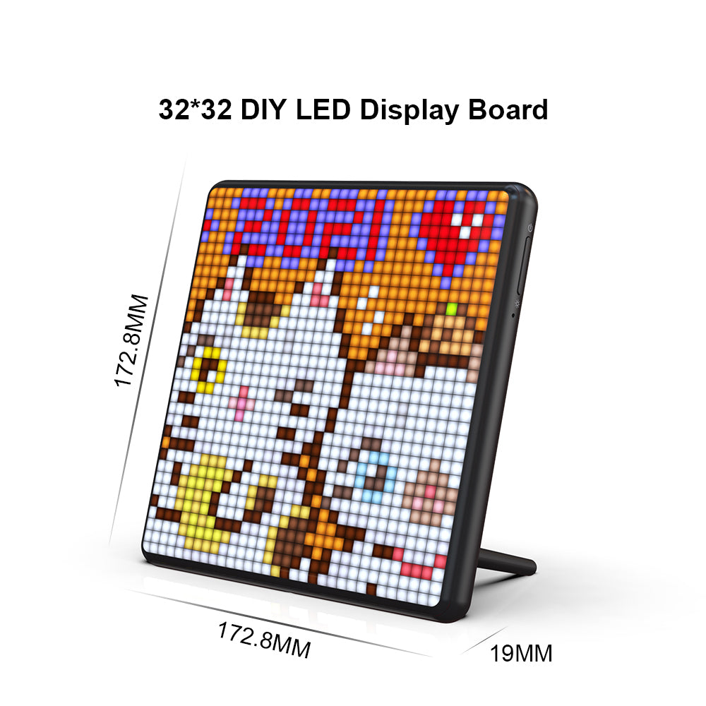 Pixel LED Light Pollution Écran Voiture Fenêtre Arrière Bureau Décoration Wall Photo Frame