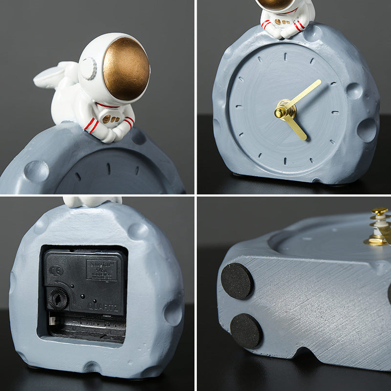 Astronaute créatif chambre pour enfants bibliothèque bureau astronaute horloge Trinket boy's bedroo