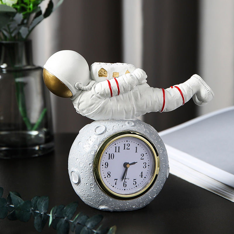 Astronaute créatif chambre pour enfants bibliothèque bureau astronaute horloge Trinket boy's bedroo