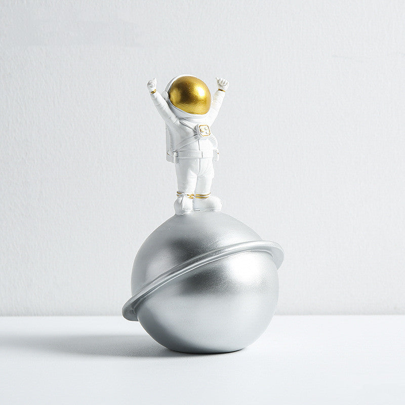 Astronaute créatif chambre pour enfants bibliothèque bureau astronaute horloge Trinket boy's bedroo