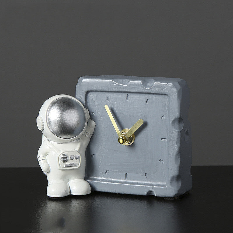 Astronaute créatif chambre pour enfants bibliothèque bureau astronaute horloge Trinket boy's bedroo