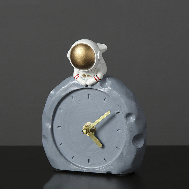 Astronaute créatif chambre pour enfants bibliothèque bureau astronaute horloge Trinket boy's bedroo
