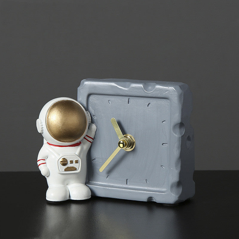 Astronaute créatif chambre pour enfants bibliothèque bureau astronaute horloge Trinket boy's bedroo