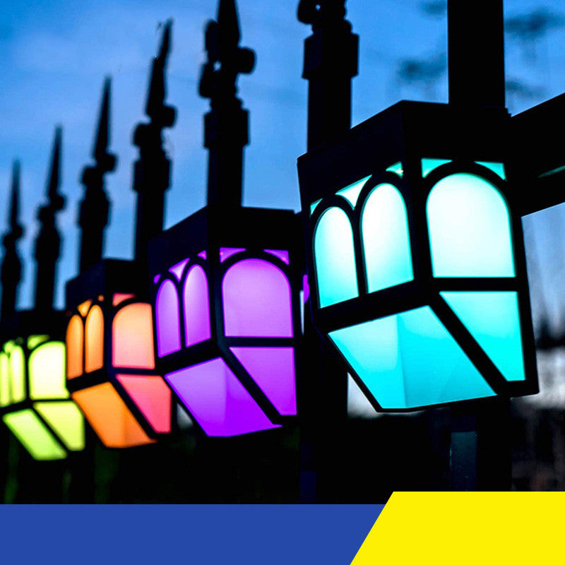 Lampe murale solaire Cour extérieure Accueil Jardin Fence Mur Balcon Jardin Villa Porte Post Crea