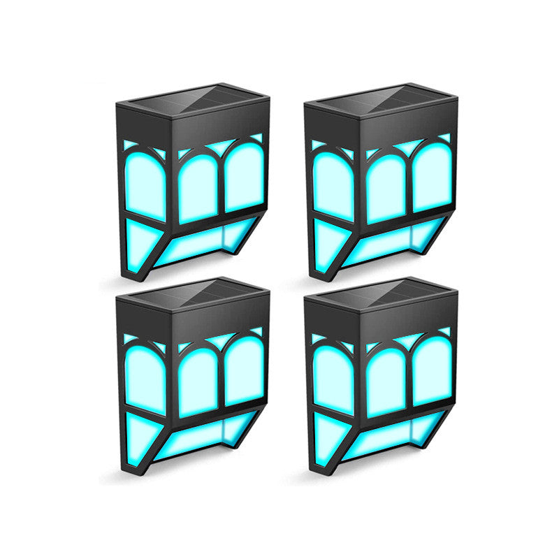 Lampe murale solaire Cour extérieure Accueil Jardin Fence Mur Balcon Jardin Villa Porte Post Crea
