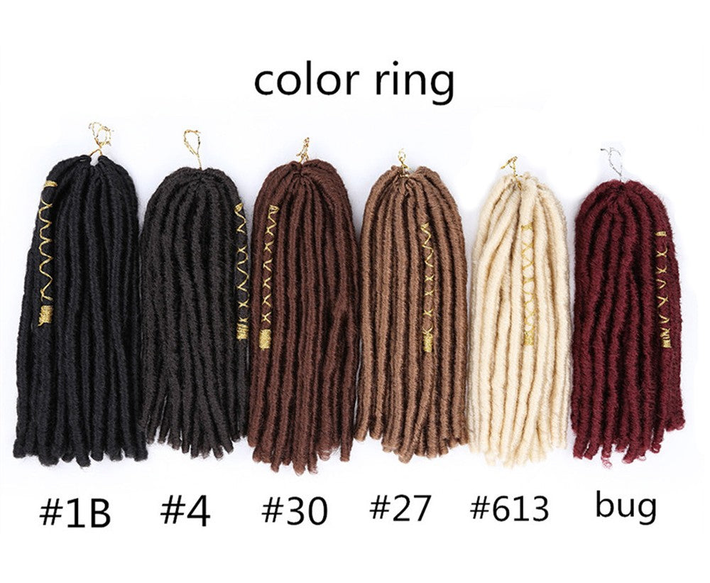Soft Dread Locs Twist cheveux faux Locs Crochet tresses