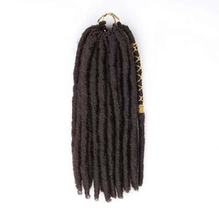 Soft Dread Locs Twist cheveux faux Locs Crochet tresses