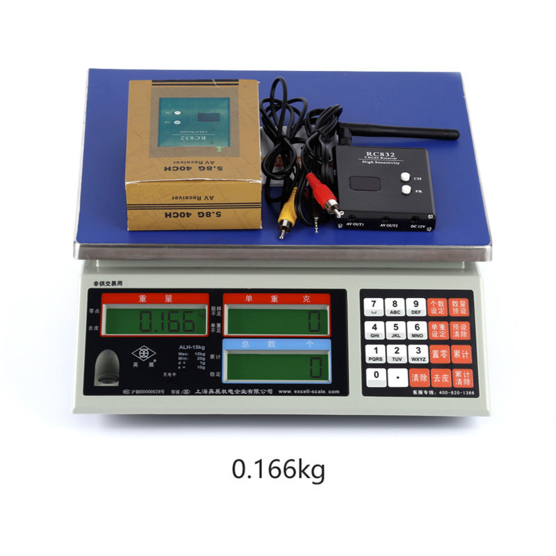 Rc832 5.8G600Mw 40 Point de fréquence Récepteur de photographie aérienne Fpv Image Transmiss