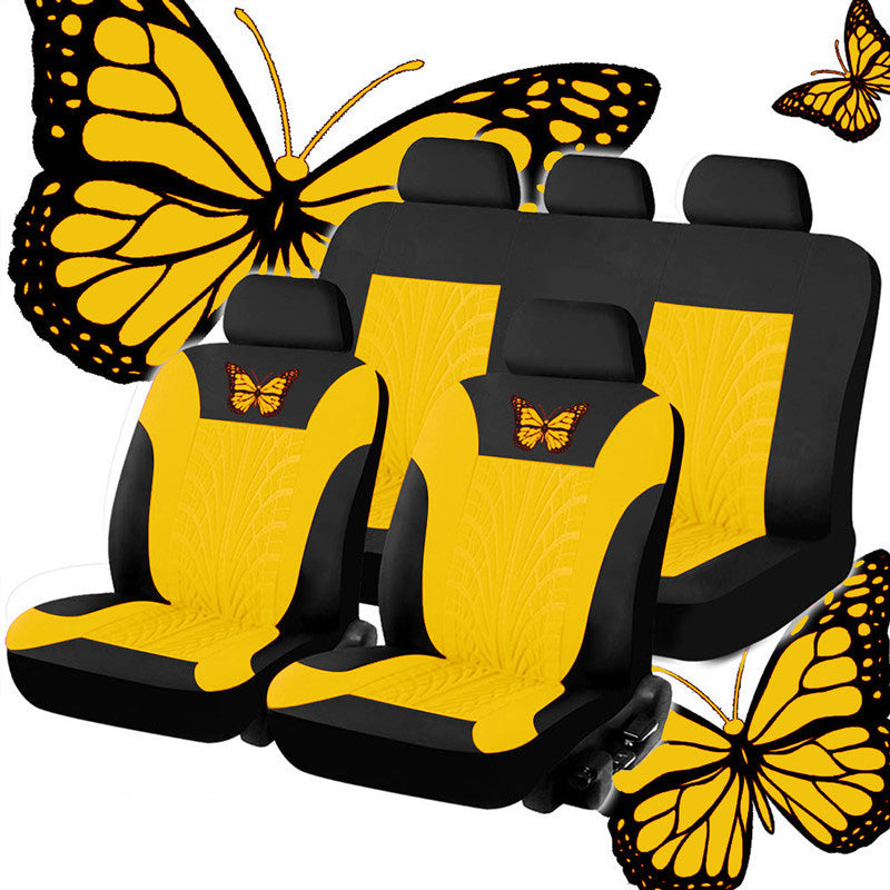 Housses de siège auto pour VUS Auto camion Van 4 9Pcs Protection universelle 4 Couleurs Chaud