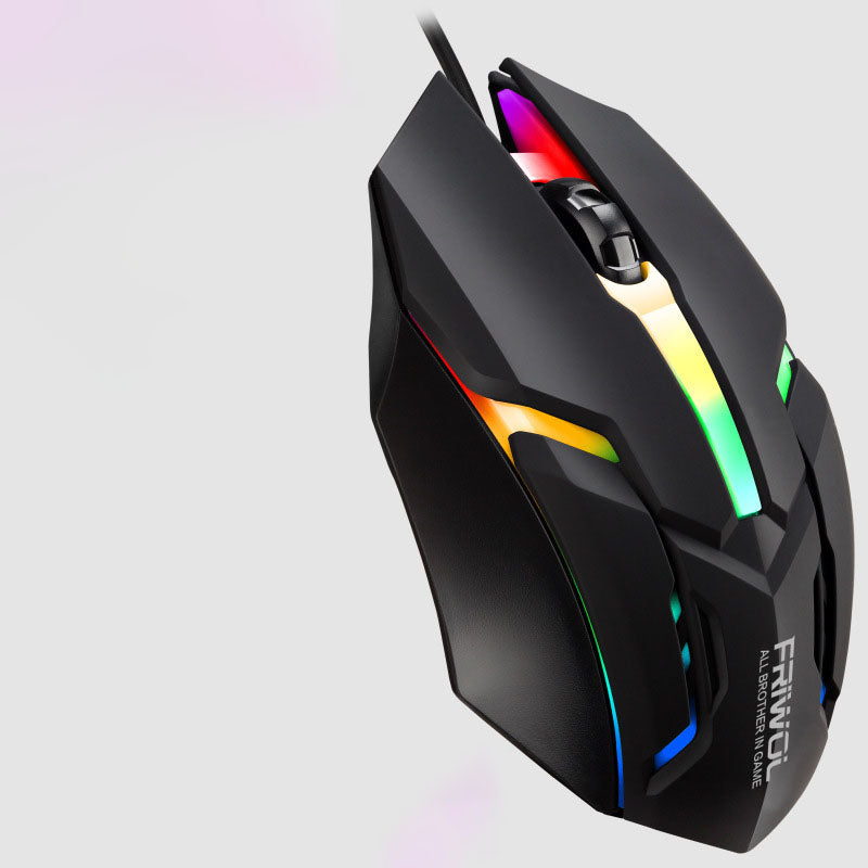 Amis Wolf KT600 Gaming clavier et jeu de souris Manipulateur Feel Bureau ordinateur métal Ga