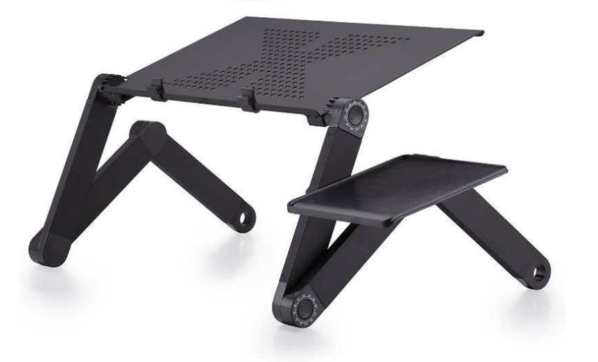 Bureau pliable Bureau d'étude réglable rétractable dans le lit en alliage d'aluminium