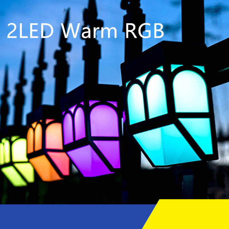 Lampe murale solaire Cour extérieure Accueil Jardin Fence Mur Balcon Jardin Villa Porte Post Crea