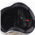 Personnalité Pattern Demi Casque Rétro Casque Batterie Voiture électrique Casque Hommes et Femmes Dou